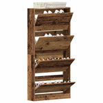 Shoe Cabinet Old wood 80 x 21 x 163.5 cm Engineered wood 3334025