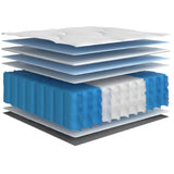 ZNTS Pocket Spring Mattress Medium 100x200 cm 372811