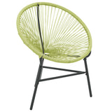 Acapulco Chair Green Polyethylene rattan, powder-coated steel 313141