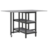 Dinning Table 122 x 80 x 76.5 cm Engineered Wood Grey Sonoma 8006040