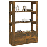 Sideboard Smoked Oak 80x30x119.5 cm Engineered Wood 819473