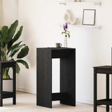 Bar Table Black Oak 51 x 50 x 103.5 cm Engineered Wood 868080