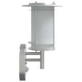 Outdoor Wall Lights with Sensors 2pcs Silver Stainless Steel 4006287
