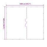 Plant Cover Transparent 5 x 10 m PVC 3429360