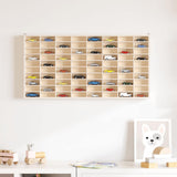 Wooden Collector's Display Case with 80 Compartments 80x4.5x40.5cm 4017377