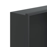 Shower Niche Matt Black 32x62x9 cm Stainless Steel 4005134