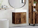 Bathroom Vanity Unit with Tap Old Wood 45.5 x 22.5 x 84 cm 889509