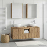 Bathroom Cabinet Set 5 pcs Artisan Oak Engineered Wood 3406374