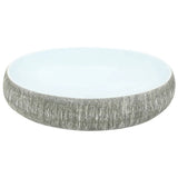 Countertop Basin Grey and Blue Oval 59x40x15 cm Ceramic 155093