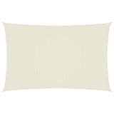 Sunshade Sail Oxford Fabric Rectangular 5x8 m Cream 135221