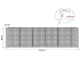 Gabion with 5 mm Wire and 5x5 cm Mesh 550x20x200 cm 3464117