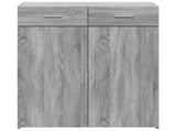 Sideboard Grey Sonoma 80x42.5x93 cm Engineered Wood 3281474