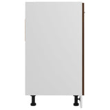 Sink Bottom Cabinet Lyon Brown Oak 80x46x81.5 cm Engineered Wood 815566