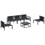 Garden Sofa Set Anthracite Steel 3378975