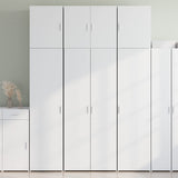 Highboard White 80x42.5x249 cm Engineered Wood 3281364