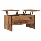 Coffee Table Old Wood 102 x 50.5 x 46.5 cm Engineered Wood 879453