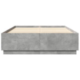Bed Frame without Mattress Concrete Grey 150x200 cm King Size 3209698