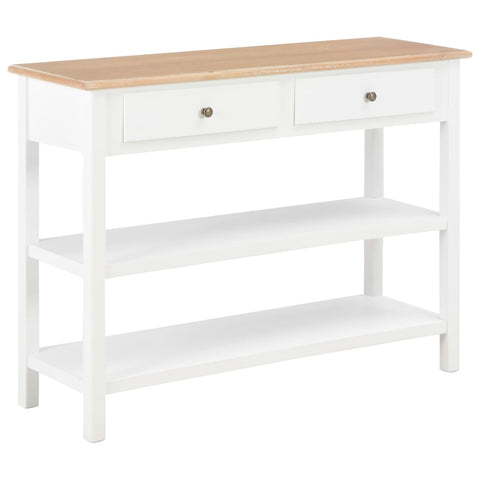 Sideboard White 110x35x80 cm MDF 280029