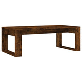 Coffee Table Smoked Oak 102x50x35 cm Engineered Wood 823363