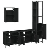 Bathroom Furniture Set Black 3214805