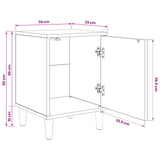 Bedside Cabinet GENNEP 2 pcs Sonoma Oak 36 x 33 x 50 cm 8007202