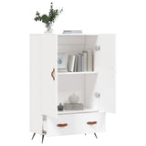 Highboard White 69.5x31x115 cm Engineered Wood 828204
