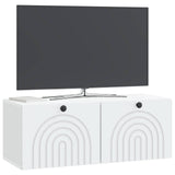 Wall-Mounted TV Cabinet White 78.5 x 31 x 30 cm Engineered Wood 898205