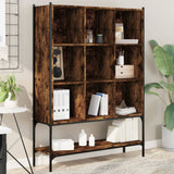 Bookcase Smoked Oak 102x30x141.5 cm Engineered Wood 3214331