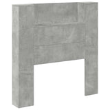 Headboard Concrete Grey Engineered Wood 3418653
