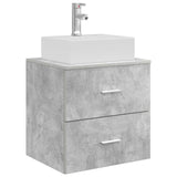 Bathroom Cabinet Set 3 pcs Concrete Grey 49.5 x 41 x 62.5 cm 3405838