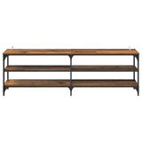 TV Cabinet Old Wood 160 x 30 x 50 cm Engineered Wood and Iron 881288