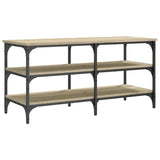 Shoe Bench Sonoma Oak 100x38.5x49 cm Engineered Wood 839044