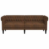 Sofa Brown 201.5 x 74.5 x 74.5 cm Polyester 42013012