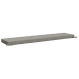 2-Piece Bench Cushions SOEST 2 pcs 100% Polyester Grey 950047
