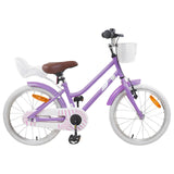 Kids Bike 18 Inches for 5-7 Years Old Purple 42009220