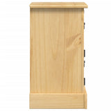 Bedside Cabinet Corona 35x32.5x58 cm Solid Wood Pine 4005652