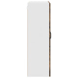 Wall Glass Cabinet PORTO Smoked Oak 80 x 31 x 100 cm 885510