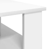 Coffee Table White 90 x 50 x 40 cm Engineered Wood 8000212