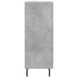 Sideboard Concrete Grey 34.5x34x90 cm Engineered Wood 830464