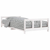 Kids Bed Frame White 90x200 cm Solid Wood Pine 834424