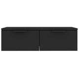 Wall Cabinet Black 68x30x20 cm Engineered Wood 811395