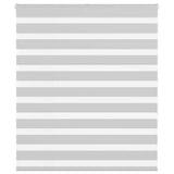 Zebra Blind Light Grey 130x150 cm Fabric Width 125.9 cm Polyester 4014449