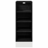 Kitchen Base Cabinet with Shelf Black oak 30 x 44.5 x 81.5 cm 876650