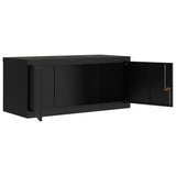 File Cabinet Black 90x40x110 cm Steel 3188322