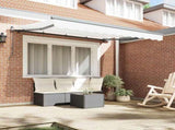Retractable Awning White 300 x 200 cm Fabric 3329580