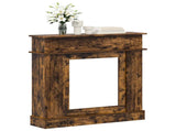 Fireplace Surround Smoked Oak 102 x 26 x 100 cm Engineered Wood 8006647