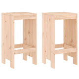 Bar Stools 2 pcs 40x36x75 cm Solid Wood Pine 825345