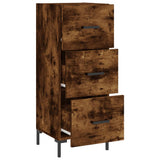 Sideboard Smoked Oak 34.5x34x90 cm Engineered Wood 828609