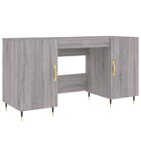 Desk Grey Sonoma 140x50x75 cm Engineered Wood 829530