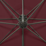 Cantilever Garden Parasol Bordeaux red 312342